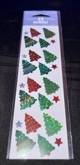 Hambly Prismatic Christmas Tree Stickers NIP