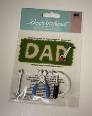 Jolee’s Boutique Dad Father Lawn Mower Tools Handyman Dimensional Stickers