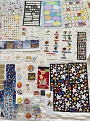 Huge Lot Of Various Vintage Scrapbooking Stickers Various Name Brands