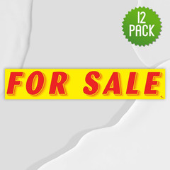 for Sale Windshield Stickers 12 Pack Dealership Advertising Sticker