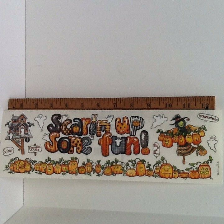 Halloween 12″ Border Premium Scrapbook STICKERS sticker parade
