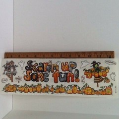 Halloween 12″ Border Premium Scrapbook STICKERS sticker parade
