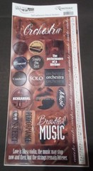 FaceTheMusic – Self-adhesive Diecut Stickers Orchestra Reminisce