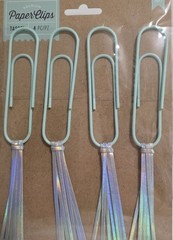 4 PC Premium Jumbo Paperclips With Tassel