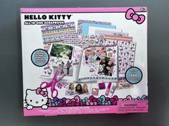 Hello Kitty All-in-One DIY , Design Your Own Scrapbook/ Brand New 250pcs!