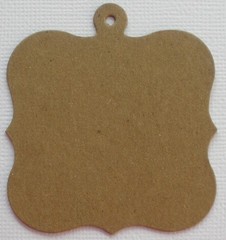 {4} BRACKET CHARM – Label / Tag – Bare Chipboard Die Cuts – 2 1/4″ x 2 1/2″