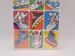 VTG Vintage Eureka Paper Magic Group 36 Stickers Pack Rollerblades Sneakers