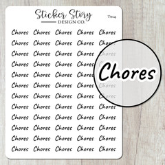 Chores Planner Stickers