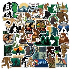 Bigfoot Yeti Sasquatch Stickers 50 Piece Sticker Decals Decal Merch Waterproof