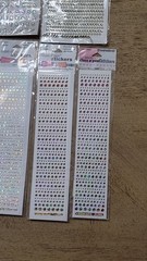 Vintage LOT Thickers American Crafts Puffy Scrapbook Stickers Letters /Dots/Gems