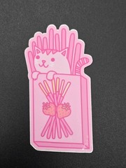 Cute Cat Stickers for Kids Teens Adults, Kawaii Stickers for Girls Boys Lot of 4