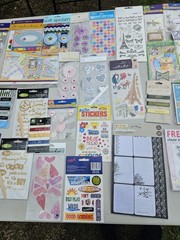 Bulk Lot 80 PACKS NEW for scrapbooking, card making Junk journals art journals