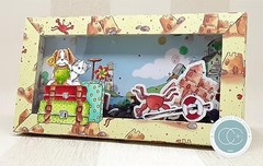 Craft Consortium SANDY PAWS WOOD EPHEMERA SHAPES (10PC) scrapbooking