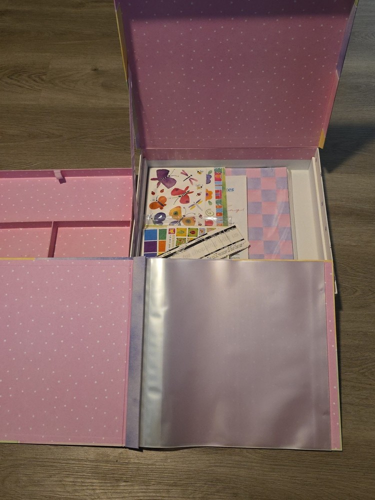 Kathy Davis WATERCOLORS Craft Scrapbook Photo Album Organizer Box Stickers NEW