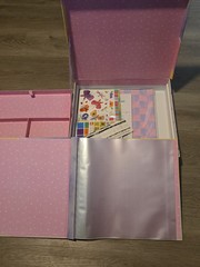 Kathy Davis WATERCOLORS Craft Scrapbook Photo Album Organizer Box Stickers NEW