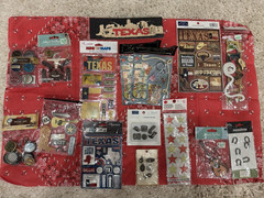 Mixed Brands Texas Western Country Scrapbooking Lot Stickers Brads Paper Metal
