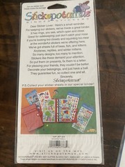 Lot of 2 Pkgs Stickopotamus Binder Stickers Sports Themes NIP