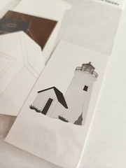 Li’l Davis Designs – Lighthouse Beach Travel Die Cut Scrapbook New Vintage #23