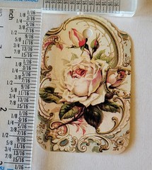 Lot of 12 Floral Gift Tags, Journal, Scrapbooking, Card Making Tags