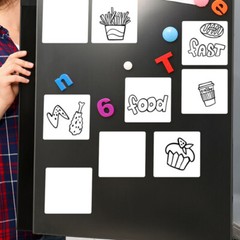 12PCS Dry Erase Stickers for Tables Dry Erase Magnetic Stickers