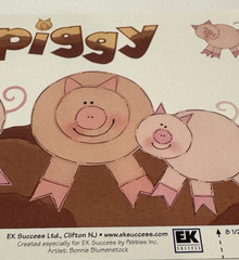 EK Success Scrapbook Title Over-all Little Piggy Pig Farm Country EKOV/161 NEW