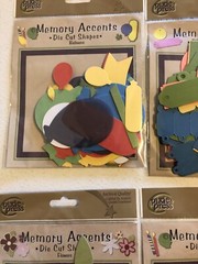 Pixie Press Vibrant Tags Mix Coordinated Die Cut Shapes Bright Colors Scrapbook