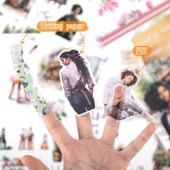 Pre-Cut Journaling Sticker , 20 Sheets – 270 PCS Fashion Colored Women Planner D