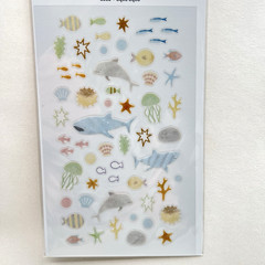 Suatelier Sea Life Stickers Junk Journal Journaling Scrapbooking