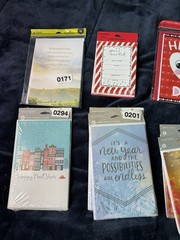 Mixed Lot cards, gift bags, card holder, name tags
