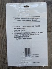 New In Package! 4 Sheets Of Cat And Dog Stickers 1985 Hallmark Ambassador