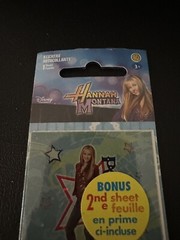 Two New Packs Disney Hannah Montana Stickers + 2 Bonus Sheets- Sandylion PDHN1