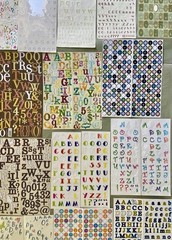 Lot of 46 Incomplete Sticker Sheets NRN, American Crafts, Etc