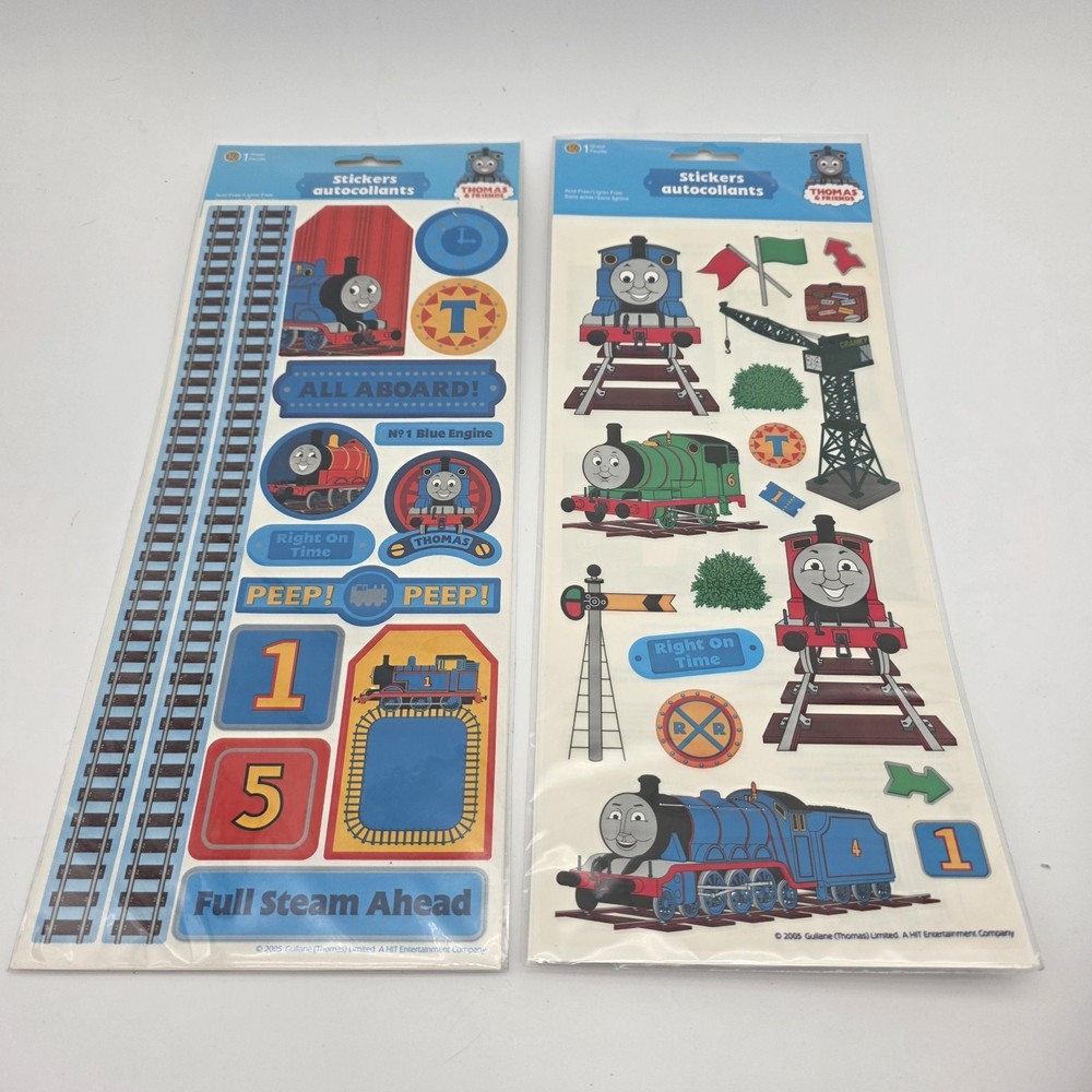 Thomas the Train & Friends Stickers Vintage 2005-2008 SandyLion New Sealed