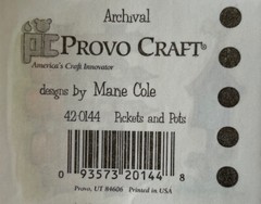 PICKETS & POTS Stickers(2pc)Provo •Birdhouse•Flowers•Garden•Fence •Outside•Birds