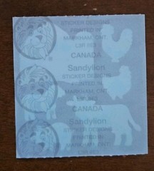 Vintage Sandylion Kromekote Farm Animal stickers, Sandylion farm stickers