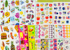 350+ Stickers, Themes Scented Food Fruit Dessert Unicorn Glitter Rainbow Preppy