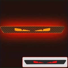 Monster Eyes Car Tail Light Sticker Devil Eyes Carbon Fiber Decal