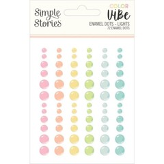 Crafts Enamel Dots SS Sticky Back Color Vibe Lights Pink Blue Orange Yellow ++