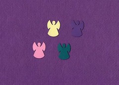 ANGEL qk die cuts scrapbook cards