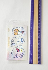 Vtg Stick R Treats Stickers NIP Hallmark Iridescent Ghosts 1984 Halloween