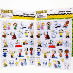 Peanuts Snoopy Stickers 2 Sheets Stickers Puffy Stickers 2 Sheets Party Favor