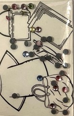 Kandi Hot-Fix Embellishments 3mm Swarovski Xilion pre-glued 18310