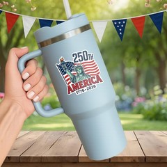 HANDICHI Design 5 Pack 2 Inch 250th Anniversary America Stickers 1776–2026, P…