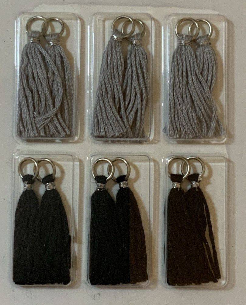 Stampin Up MINI 1.75in TASSELS Set of 12 Graduation TASSEL Embellishments Cards