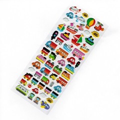 NEW! 3D Scrapbooking Sticker DIY Diary Planner Decor Cute Little Car Stickers