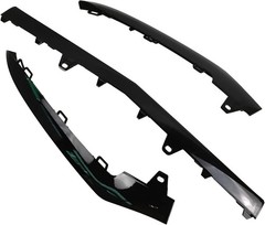 3 X Front Bumper Cover Lower Grille Trim Molding fit for 2014-2016 Mercedes