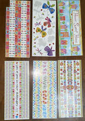 Scrapbook Craft Lot Stickers Embellishments Numbers Letters Borders Seasonal