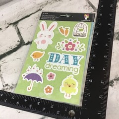 Imaginisce Scrapbooking Stickers Stackable Autocollants Lot Of 2 Packs