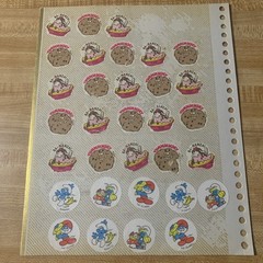 Vintage Scratch Sniff Sticker Lot Sheets 100+ Stickers Trend, Smurfs, ET, MORE!