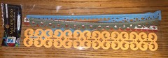MeLody Ross Designee Collection Artsy Urban 12” Felt Stitched Borders Scrapbook